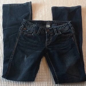 EUC Silver Jeans 26x33 "Frances"